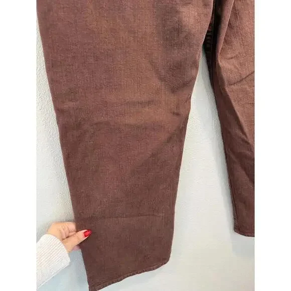 MOTHER The Rambler Zip Sneak Wide Leg Jeans In Brown